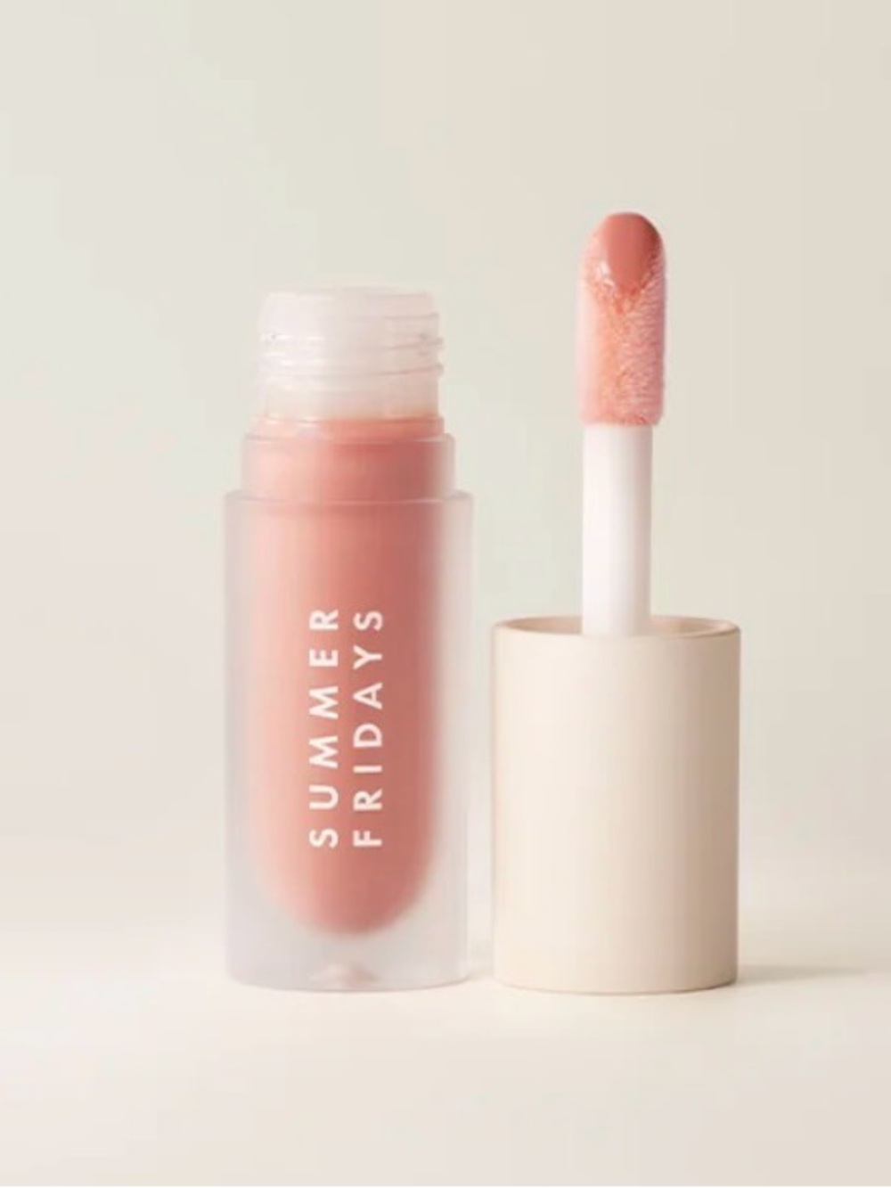 Summer Fridays Creamy Lip Tint — Peachy Nude Gloss